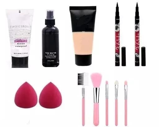 Waterproof Makeup Kit for Women & Girls - Professional Long-Lasting Makeup Set Combo with Foundation, Eyeshadow & Lipstick - Perfect for Daily Use, Parties & Special Occasions