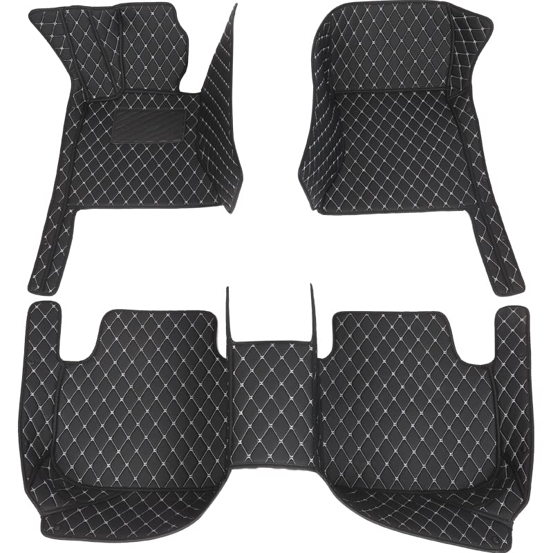 Black with white stitching