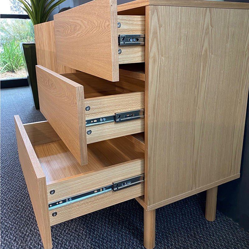 ORTON 160cm Oak Sideboard Buffet Cabinet - Modern Dining Room Storage Furniture for Home & Office Use