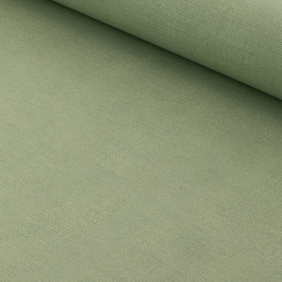 Linen Print Wallpaper - Olive Green Textured Peel and Stick Wallpaper for Living Room, Bedroom, Kitchen Decor | Easy to Install & Removable