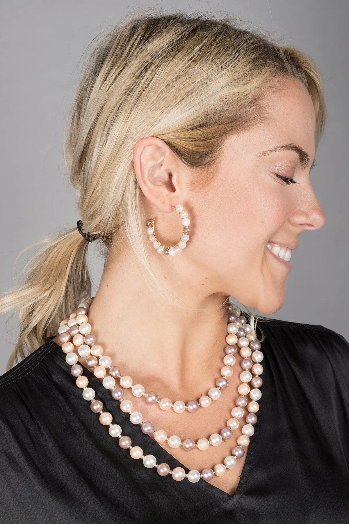 3-Layer Pearl Necklace for Women - Elegant & Timeless Jewelry Gift for Brides, Parties & Special Occasions