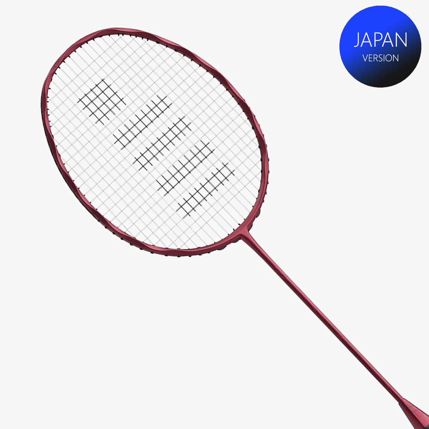 Gosen Inferno Raid Badminton Racket - Matte Red | Professional Carbon Fiber Shuttlecock Racket for Smash Power & Control | Perfect for Tournaments & Training Sessions