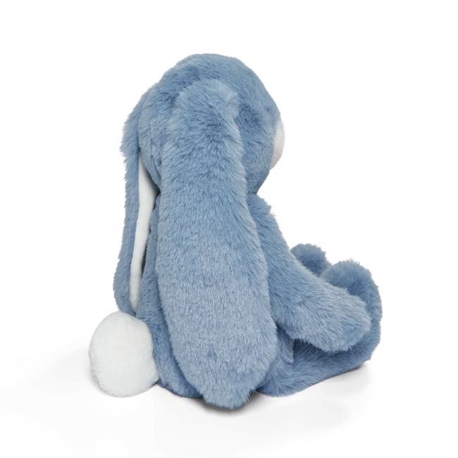 Bunnies By The Bay Little Nibble Plush Toy - Soft Blue Bunny Stuffed Animal for Babies & Kids | Perfect for Cuddling, Nursery Decor, and Gift Giving
