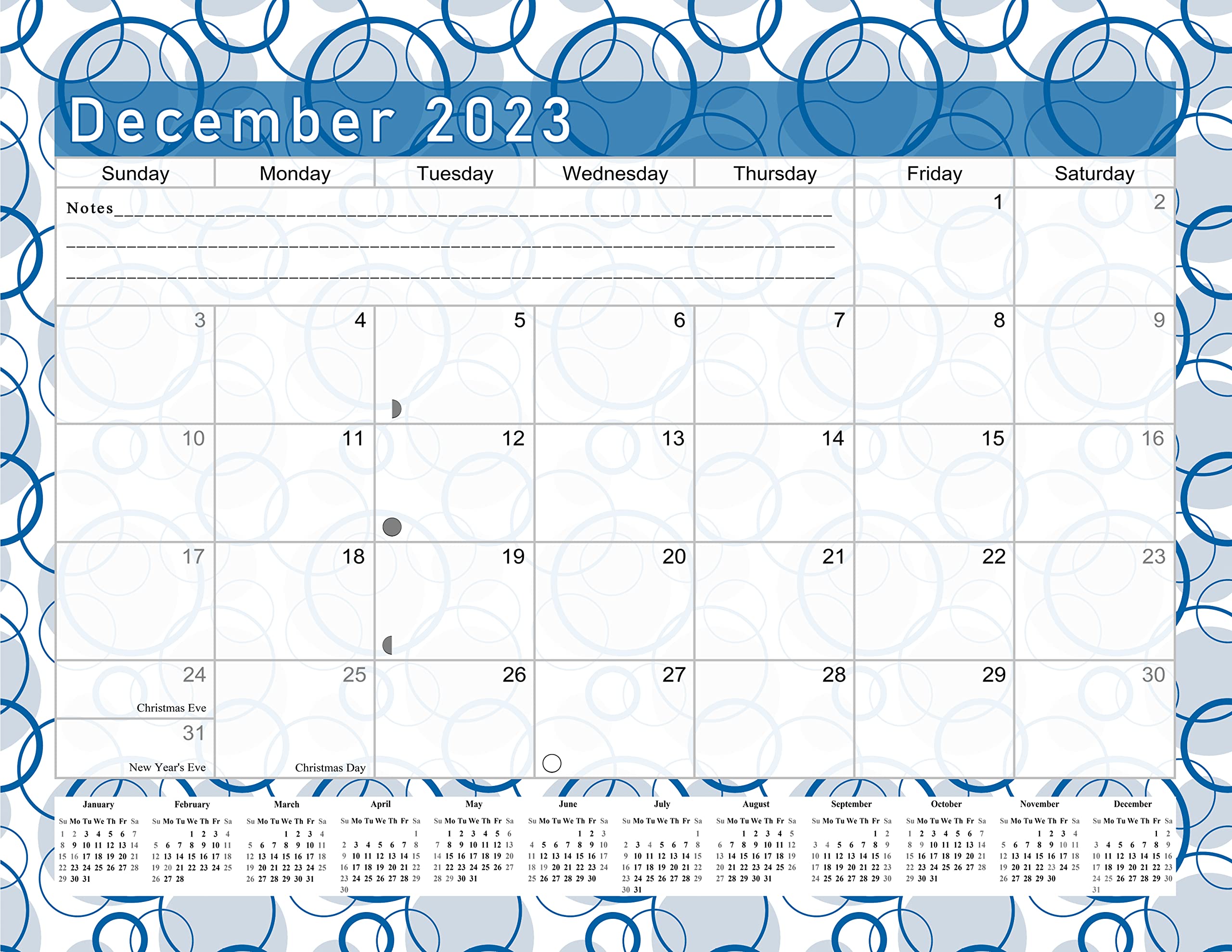 2024-2025 18-Month Magnetic & Desk Calendar Planner - Wall/Desktop Organizer with Bonus Stickers - Perfect for Office, Home & School Planning (Edition #26-04)