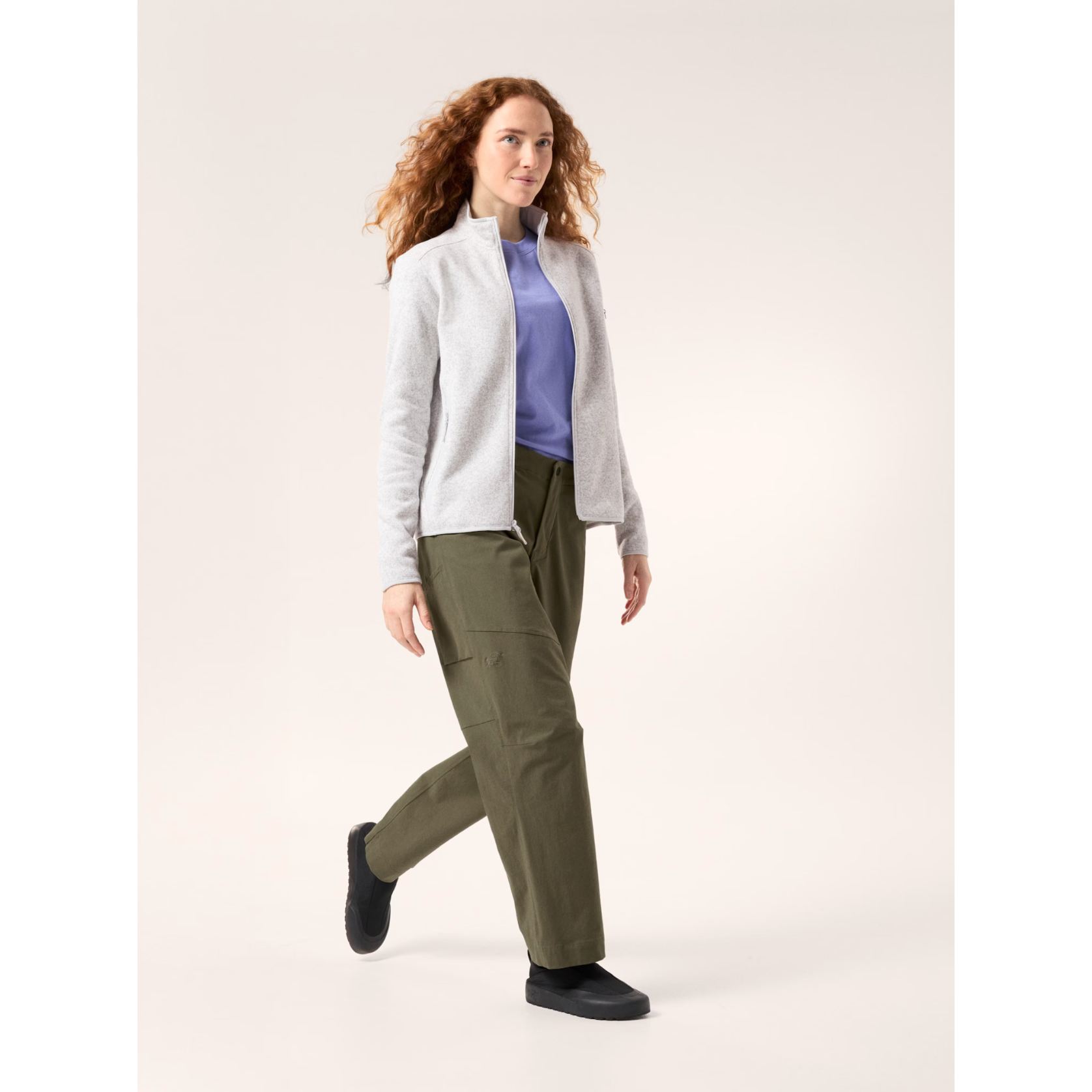 Arc'teryx Women's Covert Cardigan Fleece Jacket - Lightweight Warm Zip-Up Sweater for Hiking, Travel & Outdoor Activities