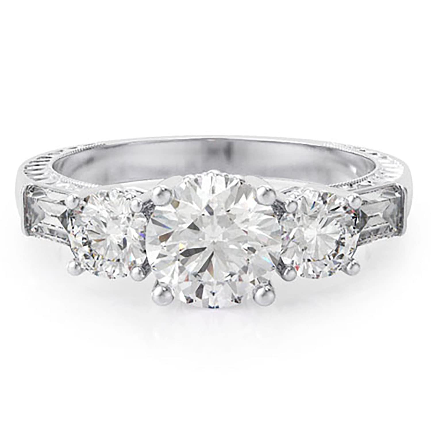 Titanium & Sterling Silver Wedding Rings Set for Him and Her - Matching Couple Bands for Engagement, Anniversary & Romantic Occasions