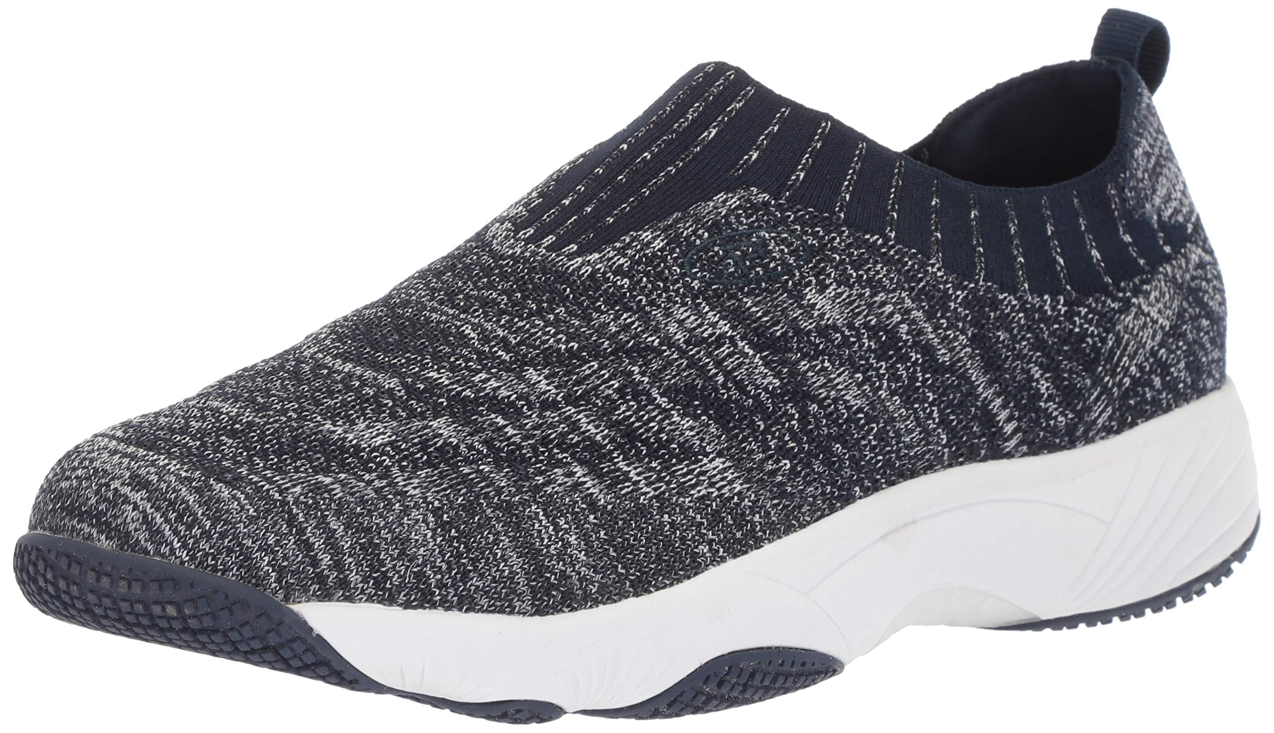 Propet Women's Wash & Wear Slip-On Knit Slip-Resistant Sneakers - Comfortable Casual Shoes for Walking, Travel & Everyday Wear