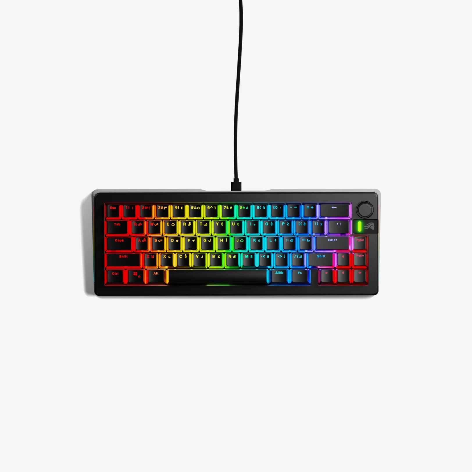 GMMK 3 Prebuilt Mechanical Gaming Keyboard - 96% Compact Layout, Hot-Swappable Switches, RGB Backlit - Perfect for PC Gaming, Office Work & Typing Enthusiasts