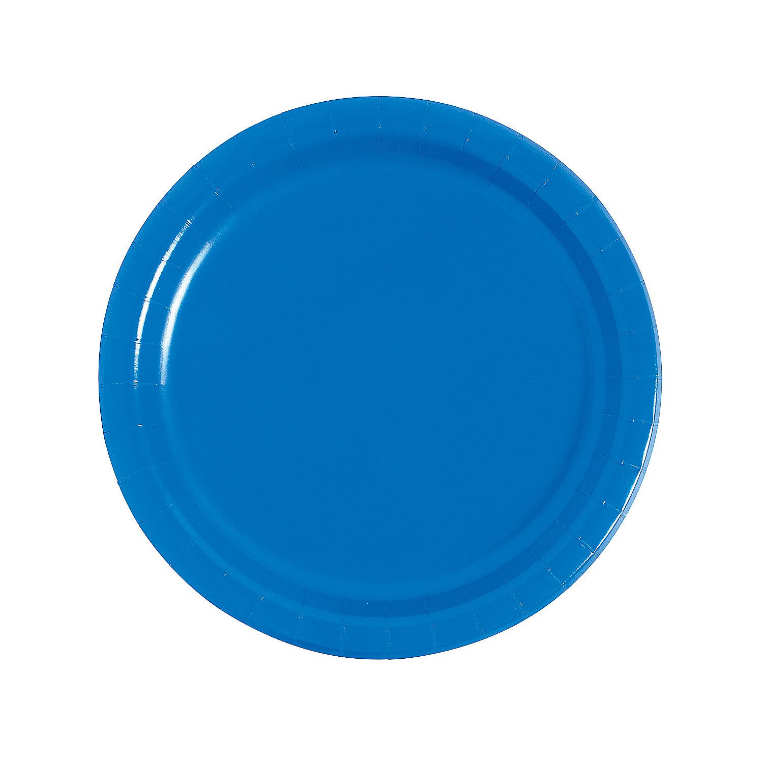 Cobalt Blue Disposable Paper Plates - 24 Pack for Birthday, Wedding, Baby Shower & Holiday Parties - Elegant Dessert & Dinner Tableware - Perfect for Themed Events & Celebrations