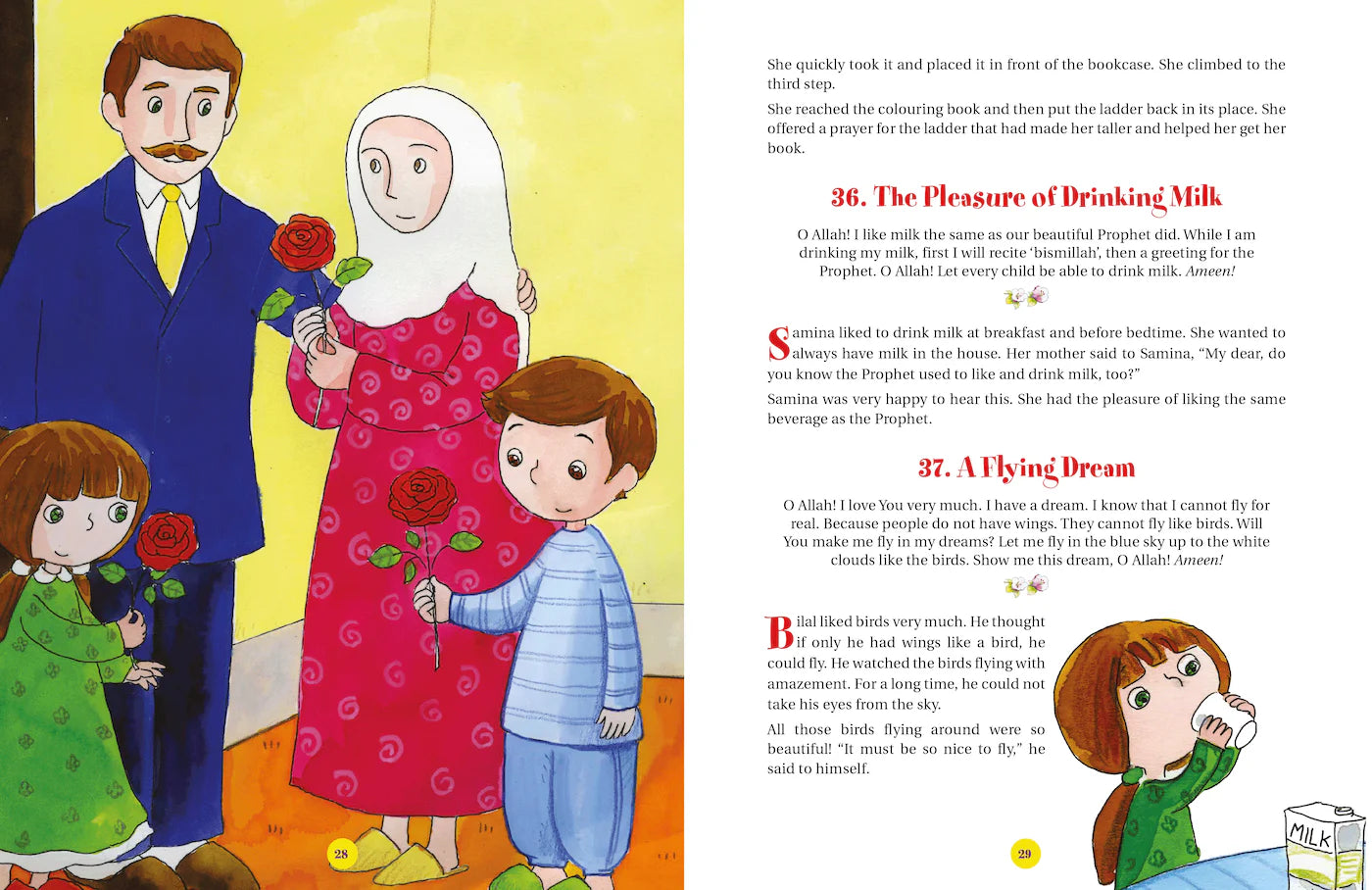 365 Daily Duas with Inspirational Stories - Islamic Prayers for Kids & Adults - Perfect for Family Bonding & Spiritual Growth