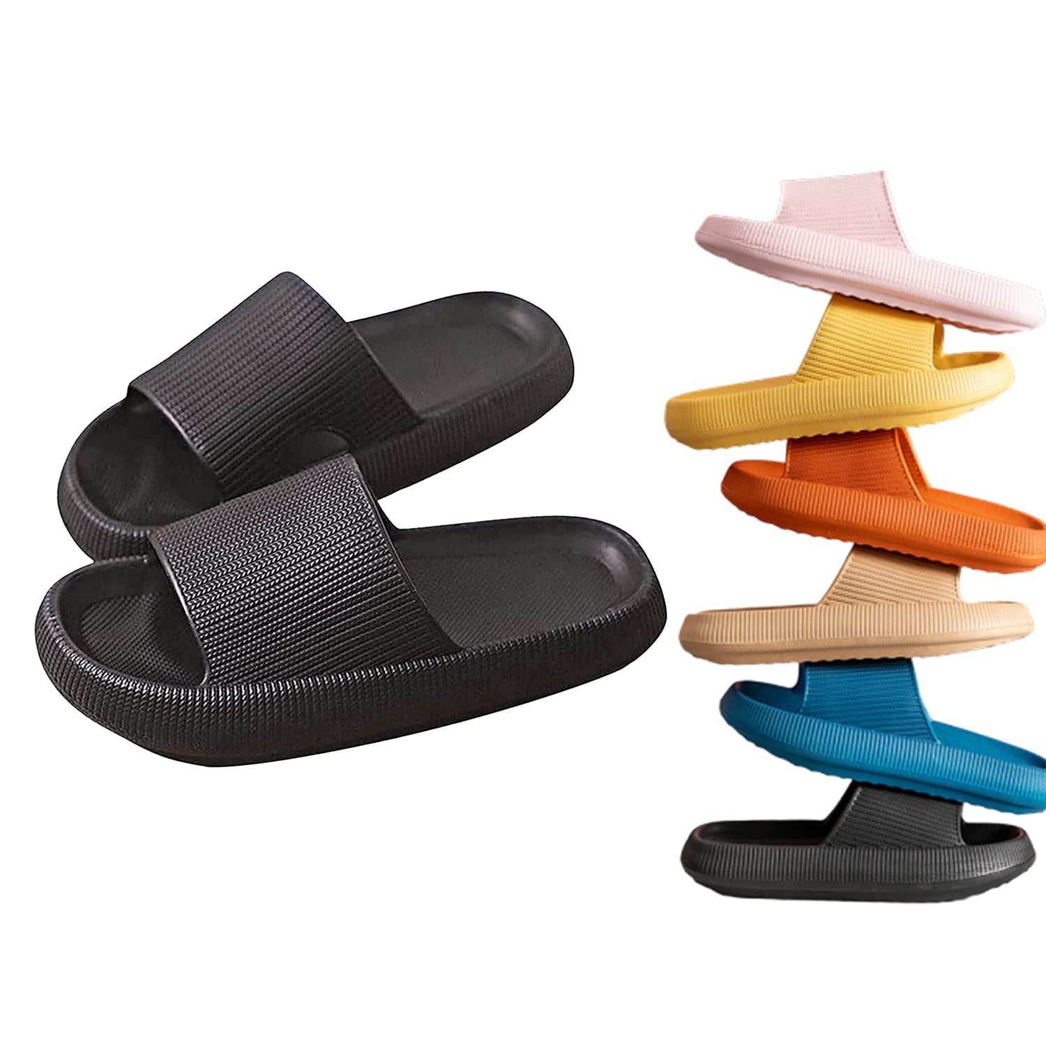 Foggs Japan Slippers - Ultra Soft Non-Slip Indoor House Shoes for Men & Women | Cozy Home, Spa & Hotel Use