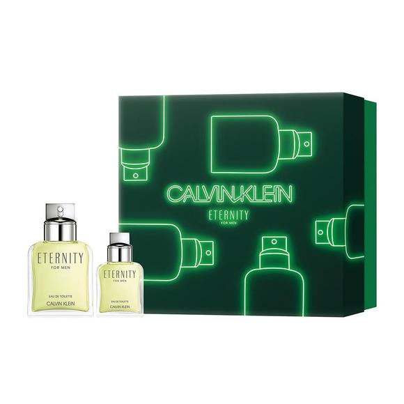 Calvin Klein CK Eternity for Men Gift Set - 200ML EDT Spray + 30ML EDT Travel Size | Cologne Set for Valentine's Day, Anniversary & Birthday Gifts for Him