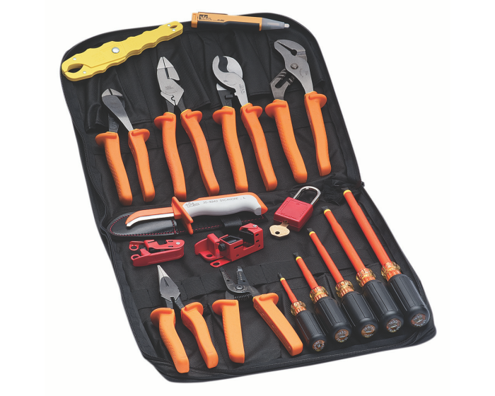 Ideal 35-9101 Professional Insulated Electrical Tool Kit - Perfect for Electricians & DIY Home Electrical Repairs