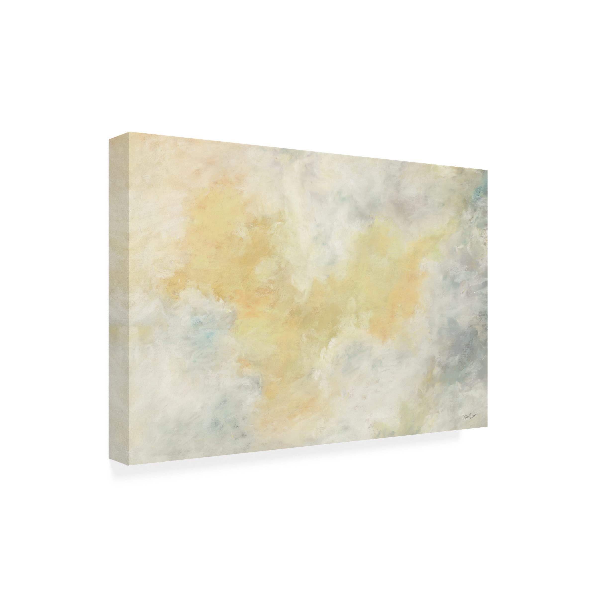 Lisa Audit 'Golden Sky 01' Canvas Wall Art Print - Modern Abstract Landscape Painting for Living Room, Bedroom & Office Decor