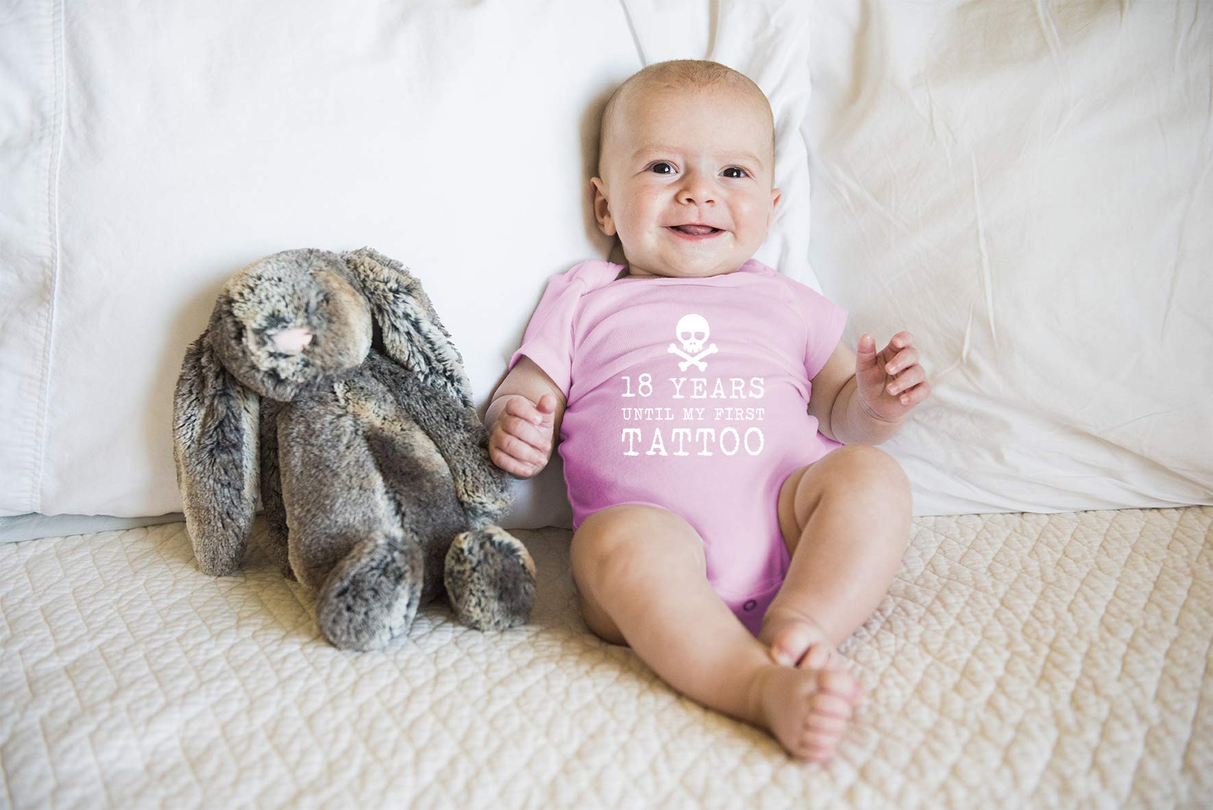 Funny Baby Bodysuit for Newborn Boys - 18 Years Until My First Tattoo - Perfect Gift for New Parents