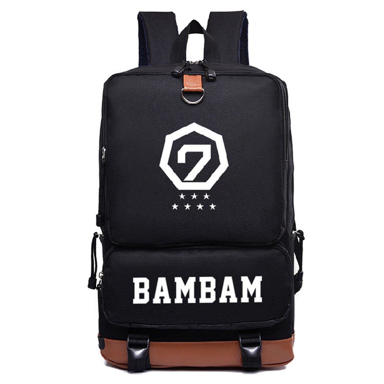 JUSTGOGO Glow in The Dark Korean Style Backpack - Lightweight Laptop Bag for College, School & Travel - Perfect for Students, Commuters & Outdoor Adventures