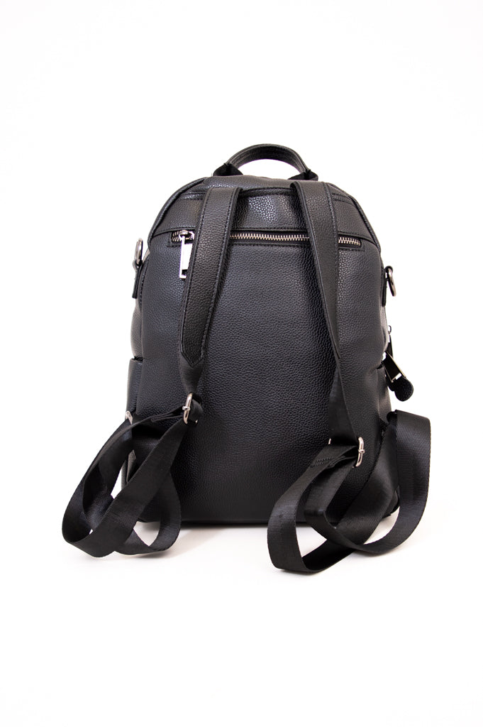 Premium Classic Leather Backpack 7929 - Stylish & Durable Black Backpack for Men & Women - Perfect for Work, Travel & School
