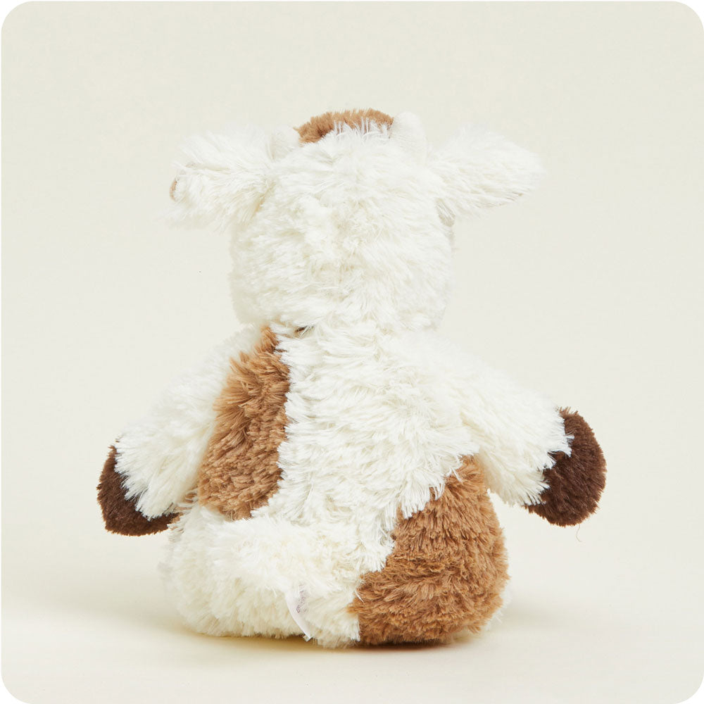 Weighted Heated Cow Stuffed Animal - Warmies Plush Toy for Stress Relief & Comfort | Perfect for Anxiety Relief, Warm Hugs, and Cozy Nights