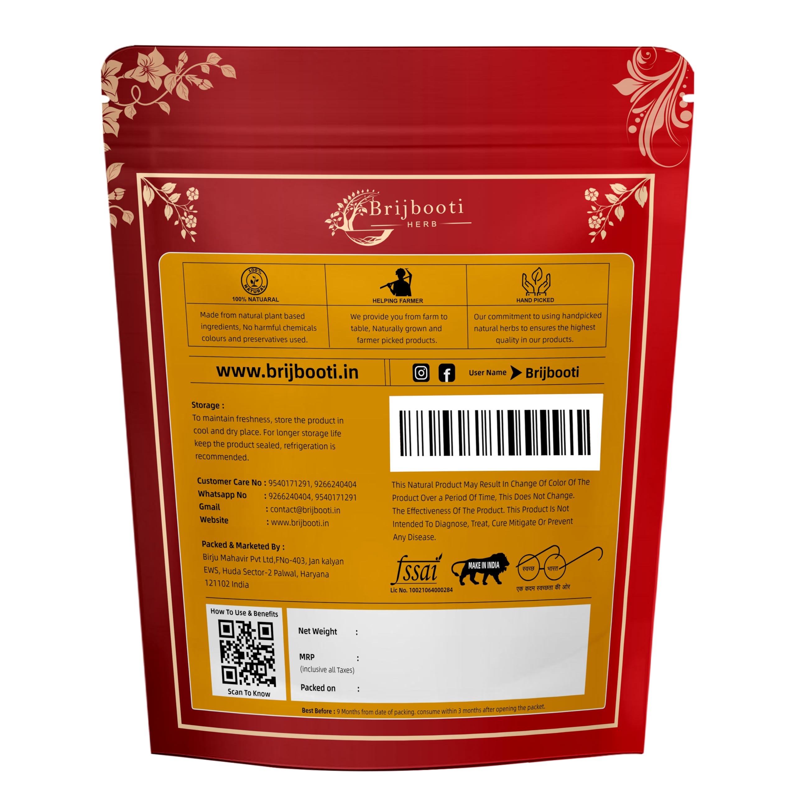Organic Sun-Dried Rose Petals (Gulab Patti) - 100g Premium Edible Roses for Skincare, Hair Care, Herbal Tea & DIY Beauty Recipes - Perfect for Face Masks, Bath Soaks & Aromatherapy