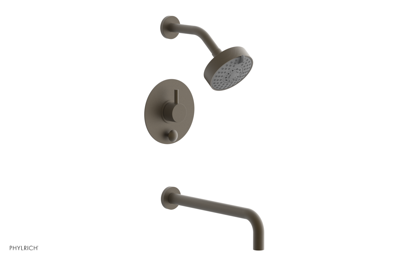 BASIC II 12 Pressure Balance Tub and Shower Set 230 29 12 - Water-Saving Shower Faucet for Bathroom & Bathtub - Perfect for Home, Hotel, and Spa Renovations