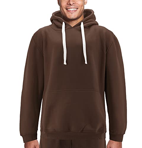 Men's Classic Drawstring Fleece-Lined Hoodie - Athletic Gym Sweater for Workout & Running | Comfortable Sportswear for Fitness, Jogging & Casual Wear