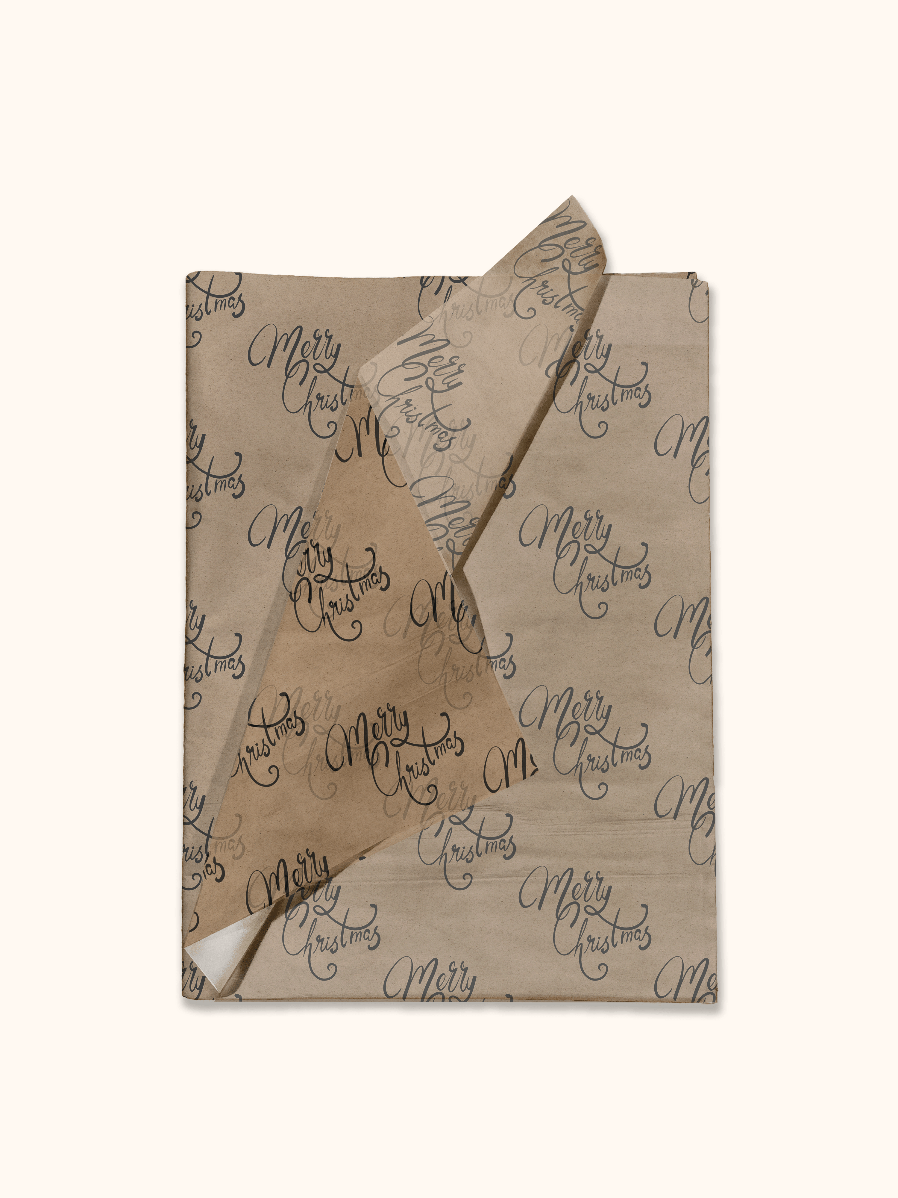 Festive Christmas Kraft Tissue Paper - Eco-Friendly Holiday Gift Wrapping & Crafting Supplies for DIY Projects, Party Decorations, and Scrapbooking