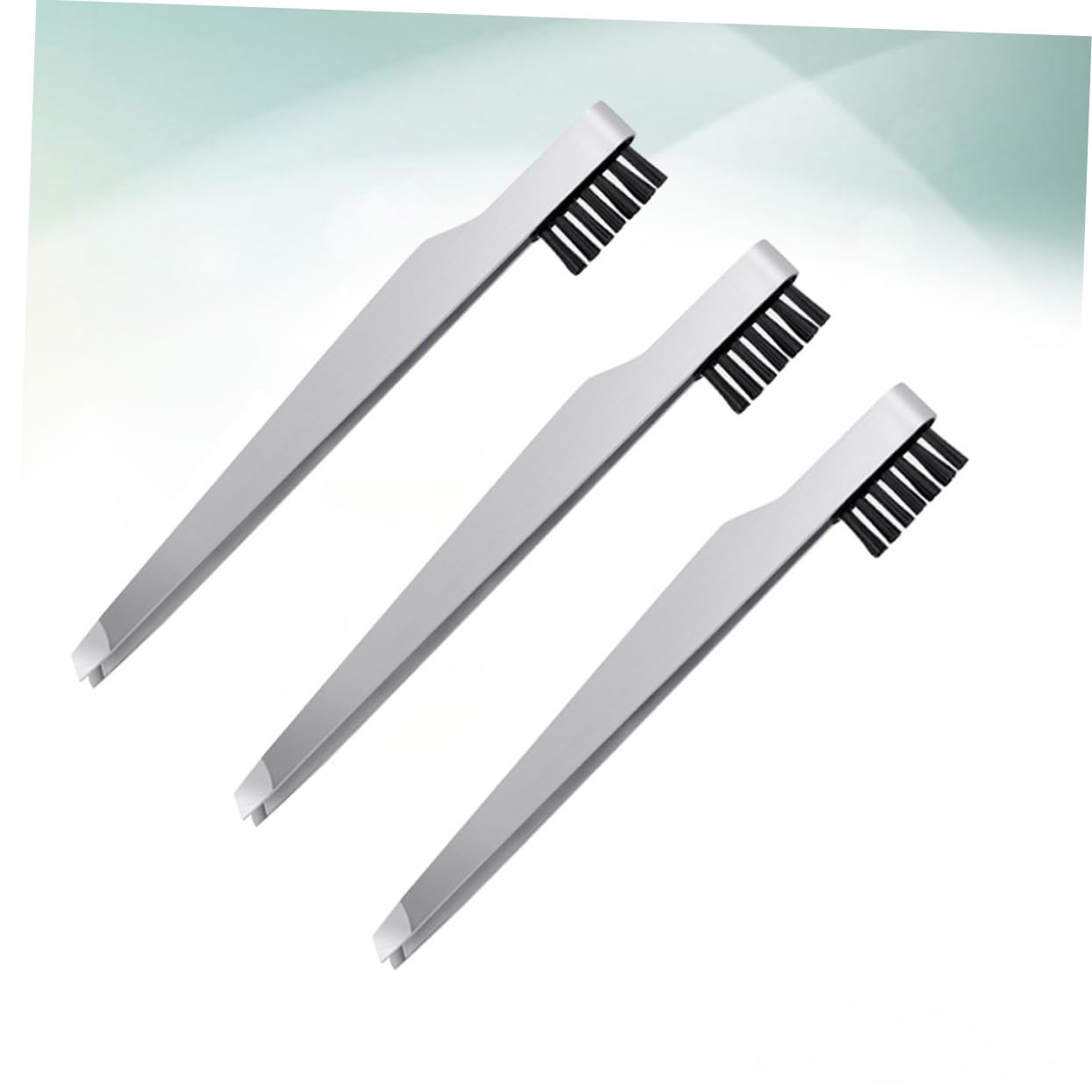 IPetboom 3-Piece Stainless Steel Eyebrow Tweezers Set - Slanted & Pointed Tweezers for Precise Hair Removal, Eyebrow Shaping & Makeup Application - Perfect for Salon, Home Use & Travel Beauty Kit