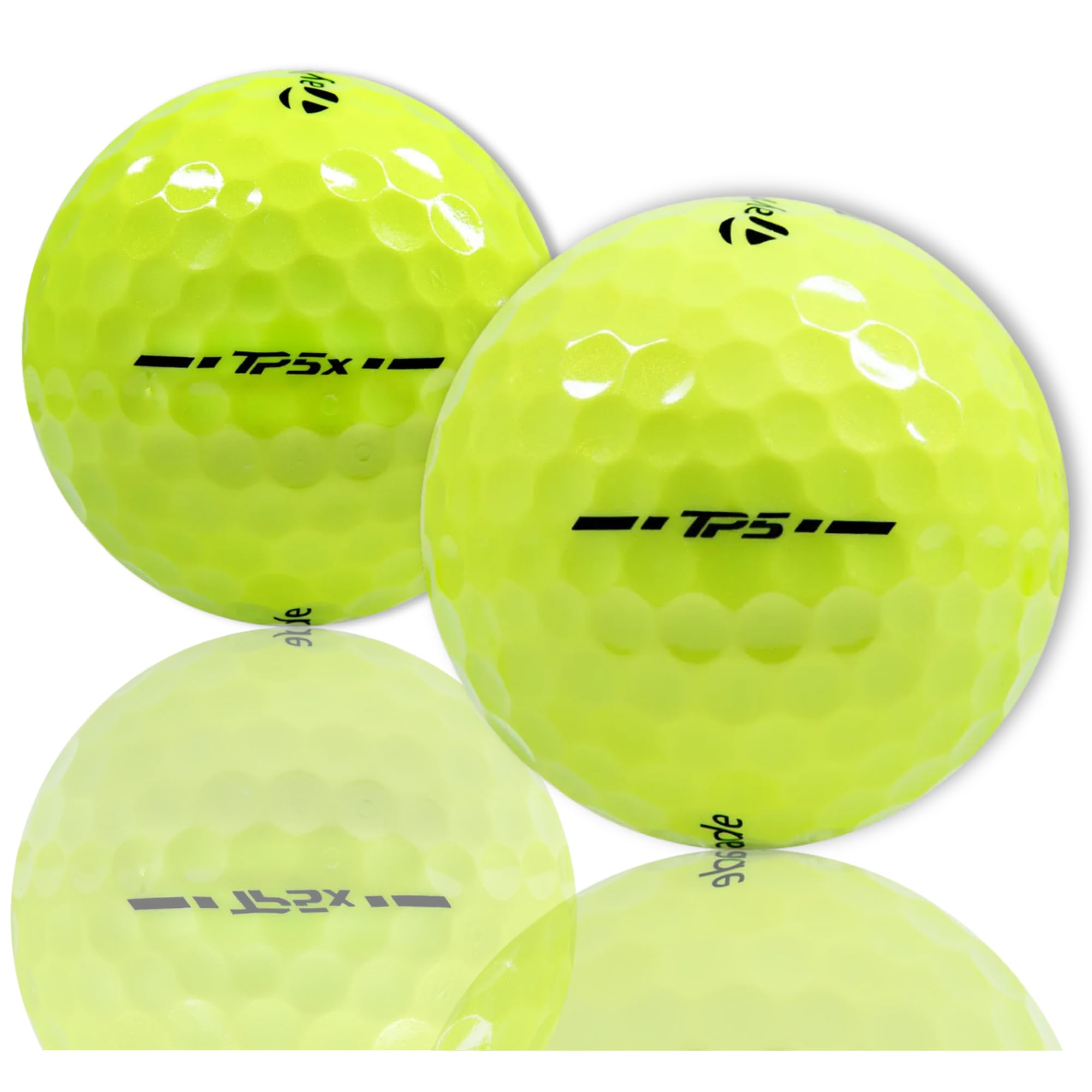 Premium Recycled Golf Balls Mix - 100 Pack TP5 & TP5X Yellow Used Golf Balls in Good Condition | Practice, Driving Range & Course Play | Eco-Friendly Golf Accessories