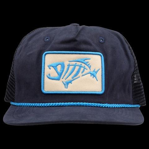 G. Loomis Rope Patch Cap - Blue Fishing Hat for Men & Women - Perfect for Outdoor Activities, Fishing, Hiking, and Sun Protection