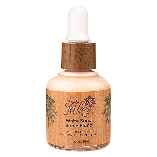 Island Goddess - Waterproof Full Coverage Vegan 3-in-1 Liquid Foundation, 1 oz | Cruelty-Free, Paraben-Free, Gluten-Free, Fragrance-Free (White Sand) | Perfect for Beach, Swimming & Outdoor Activities