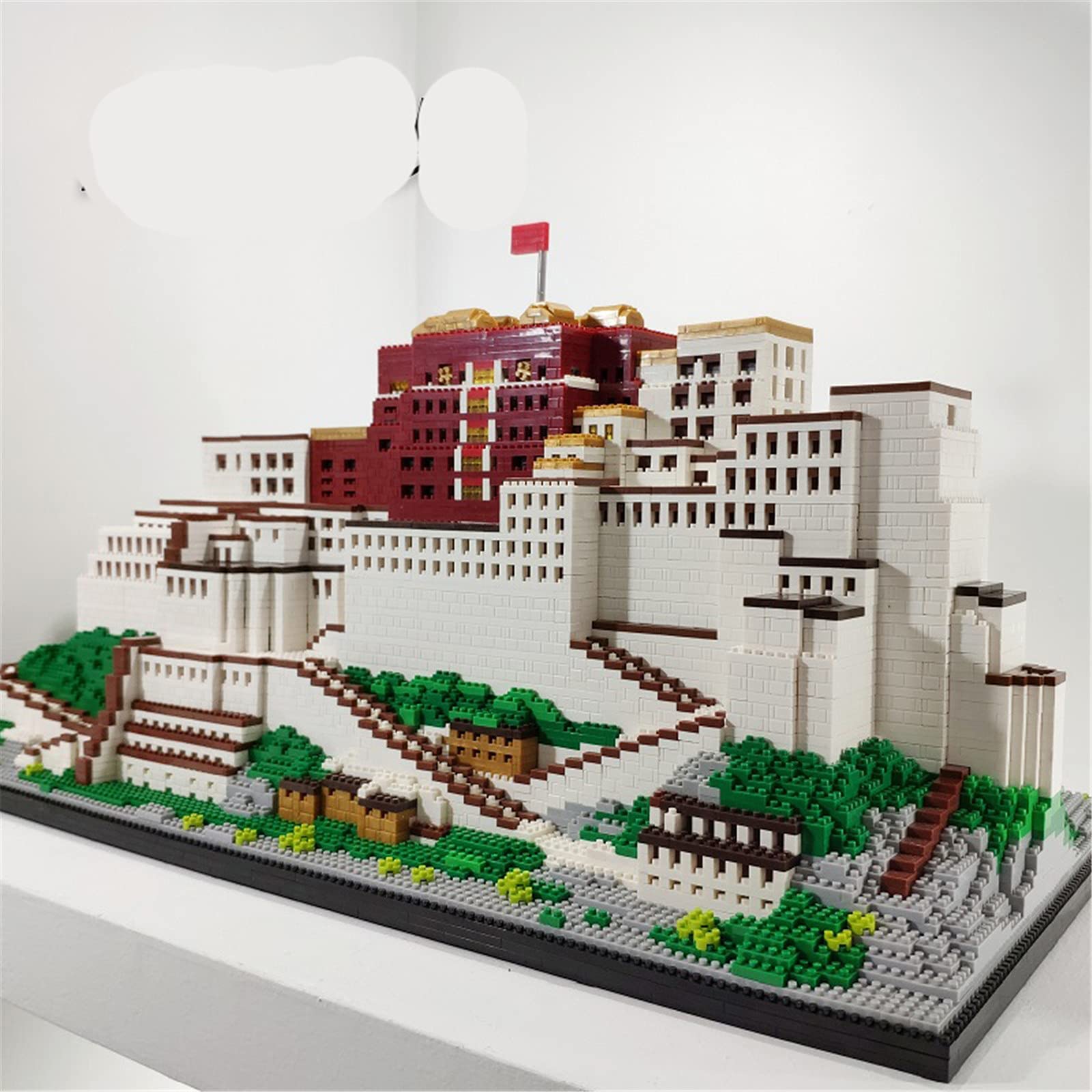 10,000Pcs DIY Mini Diamond Blocks - Potala Palace Architecture Model Building Set, Creative Gift for Kids & Adults - Perfect for Home Decoration, Collectibles & Stress Relief