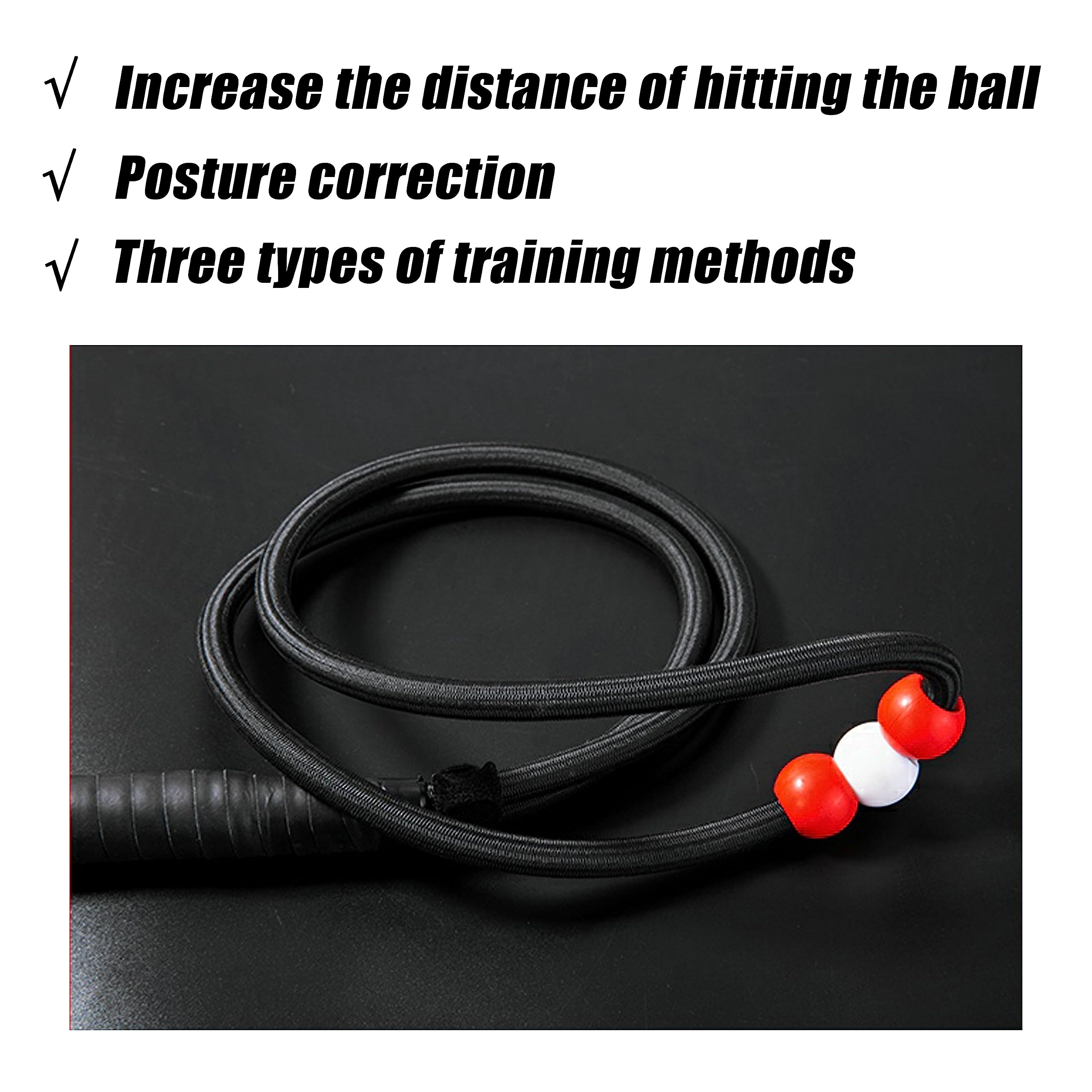 PGM Golf Swing Trainer - Golf Power Resistance Training Aid for Men & Women | Improve Swing Mechanics & Strength | Perfect for Driving Range, Backyard Practice & Indoor Golf Training