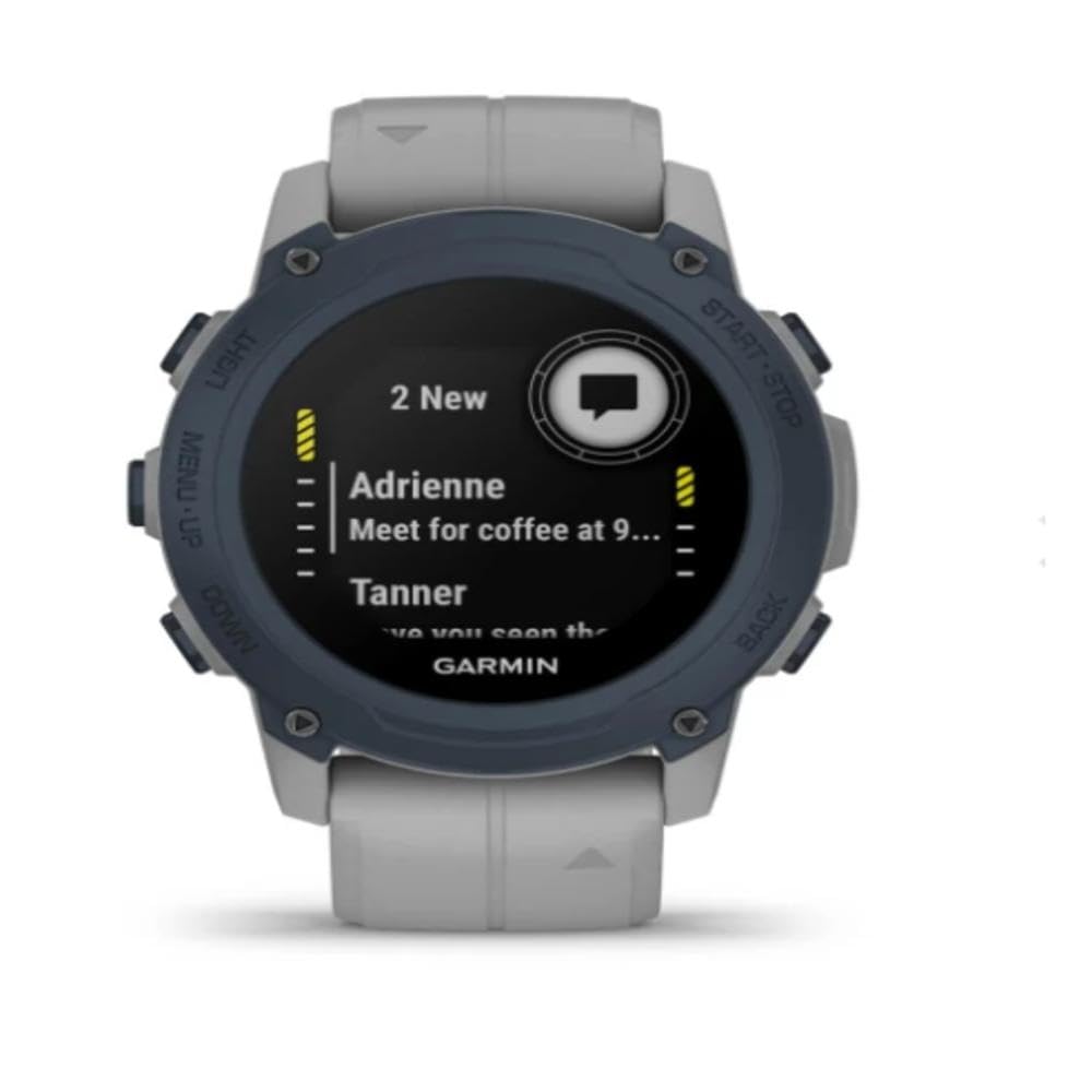 Garmin Descent G1 Dive Computer - Rugged Multisport GPS Watch with Multiple Dive Modes, Activity Tracking & Smart Notifications (Powder Gray) - Perfect for Scuba Diving, Snorkeling & Outdoor Adventures