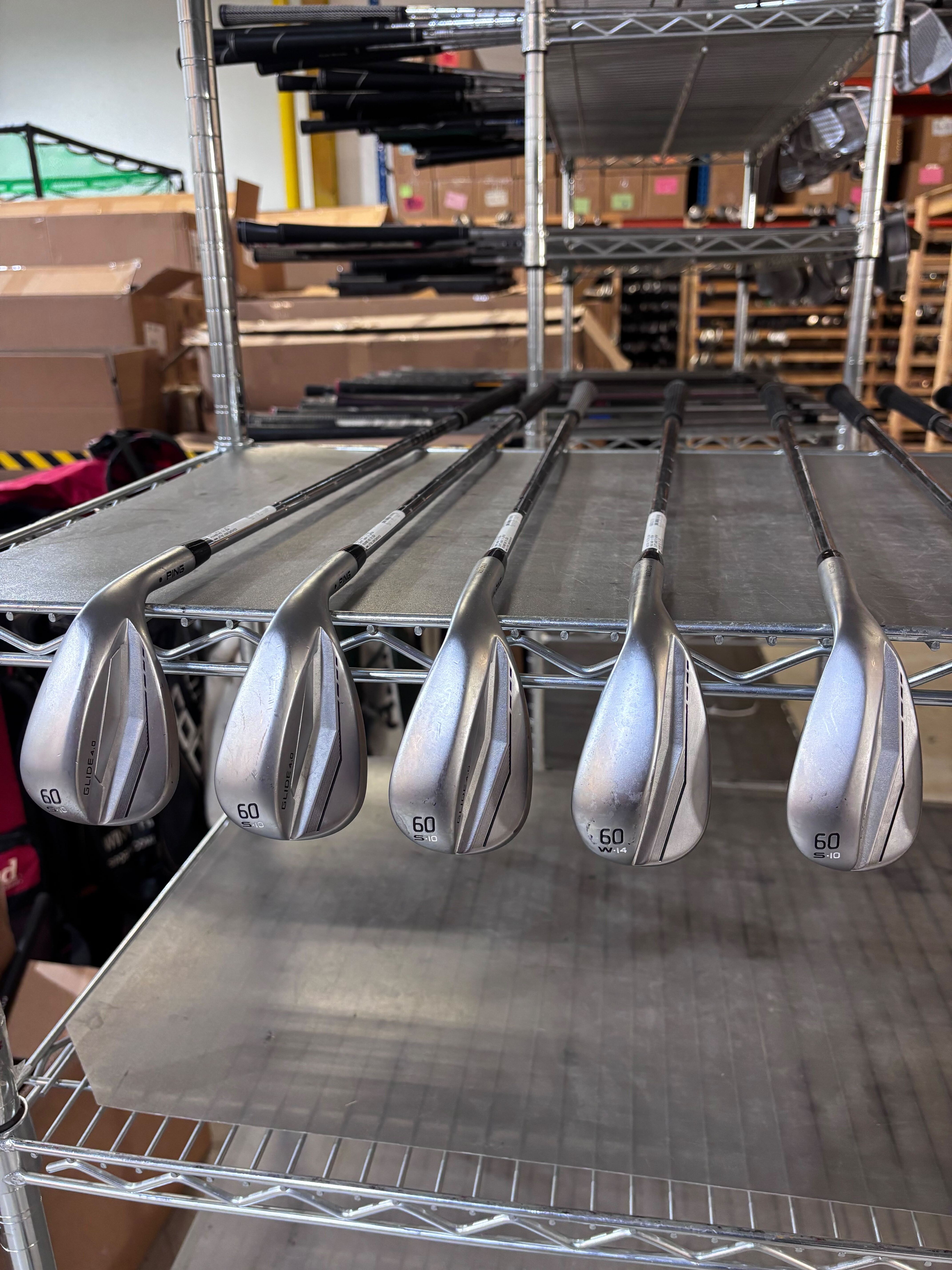 10 Pack Ping Glide 4.0 Golf Wedges Set - Right/Left Hand Steel Shaft Wedge for Short Game Precision - Perfect for Chipping, Pitching & Bunker Shots on the Course