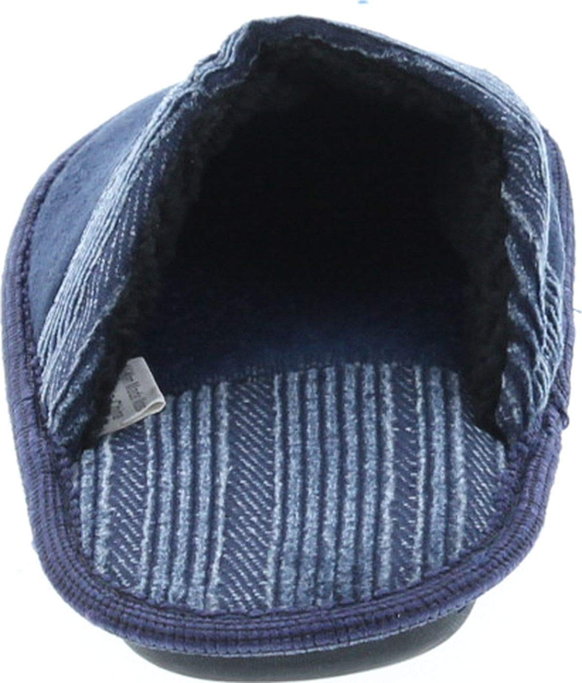 Boys Plaid Open Back Slip-On House Slippers - Soft Indoor Slippers for Kids, Comfortable Home Shoes for Boys - Perfect for Lounging, Playtime & Cozy Evenings