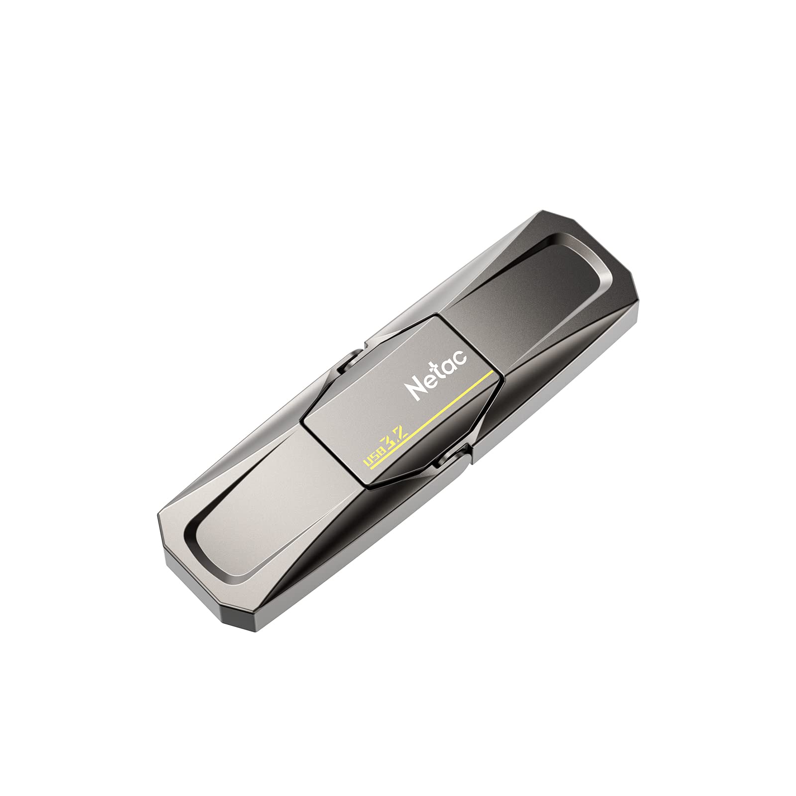 Netac 1TB Portable External SSD - USB 3.2 & Type-C Dual Interface, 400MB/s High-Speed Transfer for Photos, Videos, Music & Files - Perfect for MacBook, PC, Laptop Data Backup & Mobile Storage Expansion