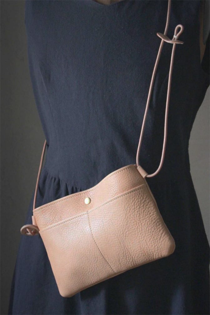 Premium Tochigi Leather Shoulder Bag - Handcrafted in Japan - Stylish Crossbody Sash Bag for Women - Perfect for Work, Travel & Everyday Use