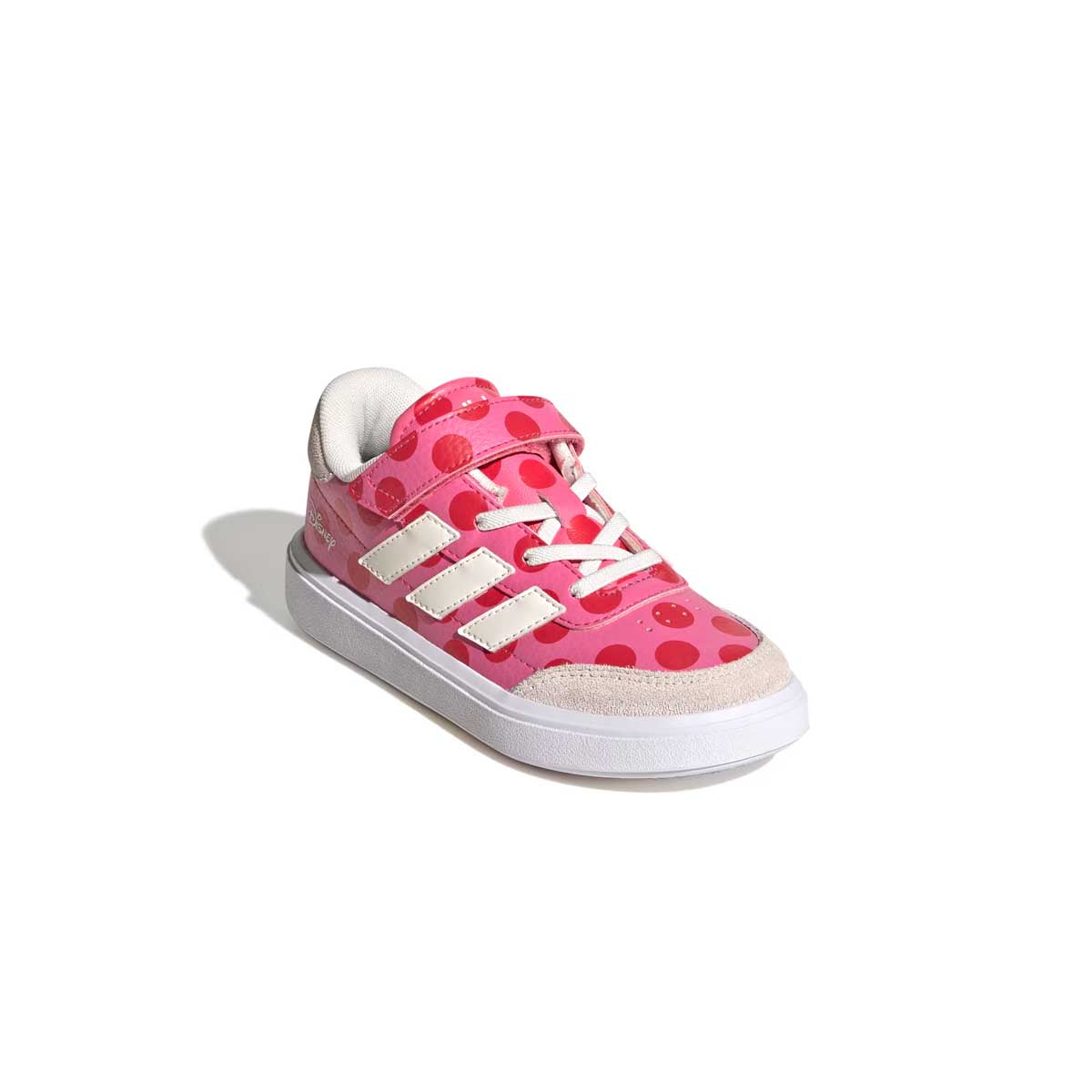 Disney Minnie Mouse Kids Court Block Sneakers - Pink Fusion Off White | Comfortable & Stylish for School, Play & Everyday Wear