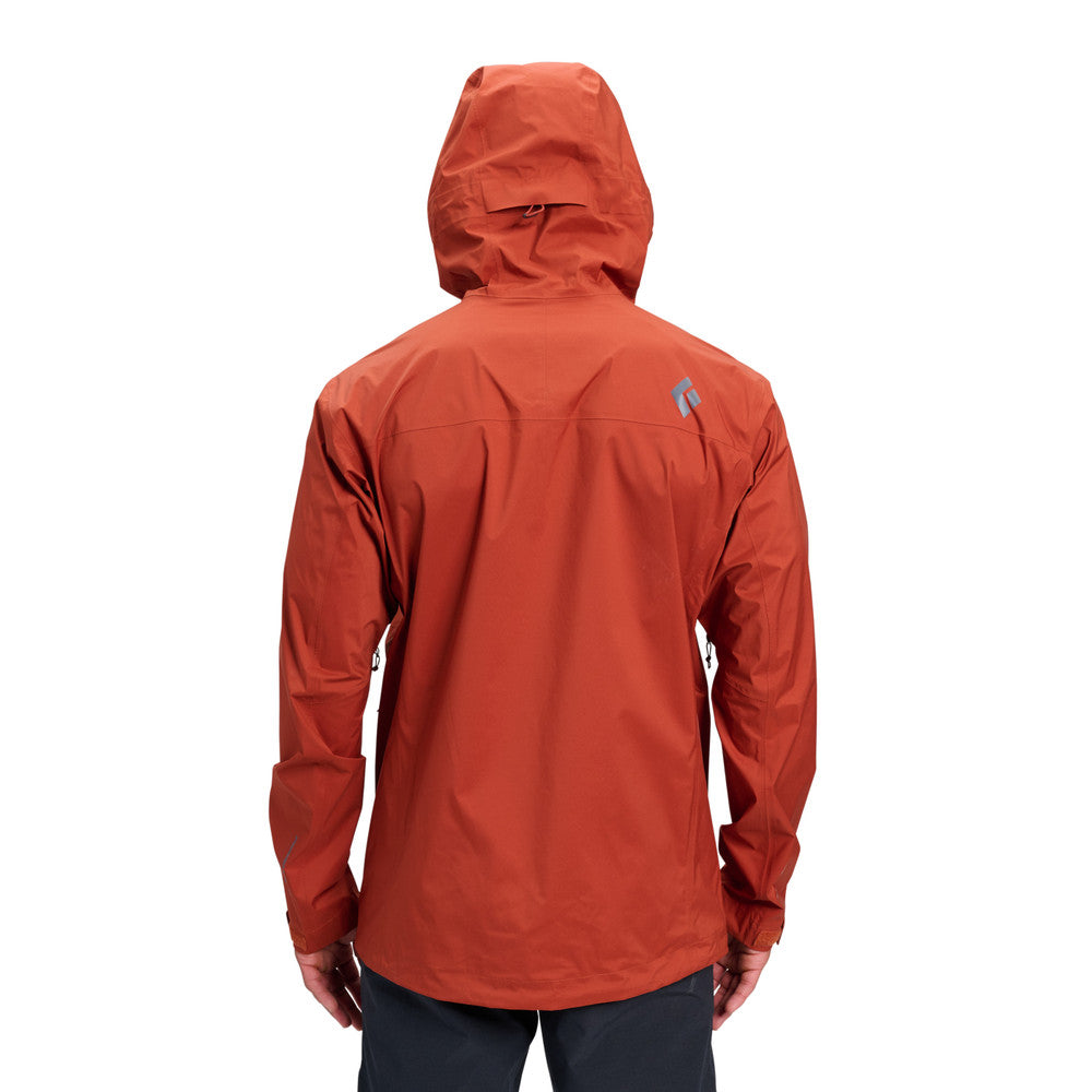 Black Diamond Fineline Stretch Shell Jacket for Men - Waterproof Hiking & Outdoor Adventure Gear for Climbing, Skiing & Winter Sports