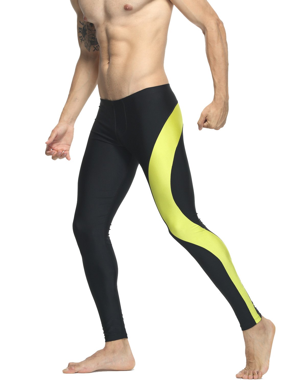 TAUWELL Men's Sports Compression Tights Leggings - Workout Running Gym Yoga Base Layer for Men - Moisture Wicking & Breathable Performance Wear