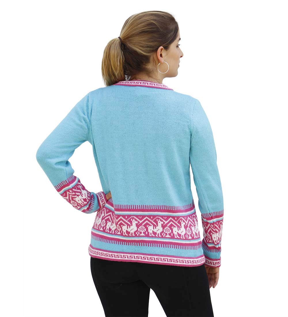 Premium Alpaca Wool Sweater for Women - Soft & Warm Winter Pullover - Cozy Knit Sweater for Casual Outfits, Office Wear & Outdoor Activities