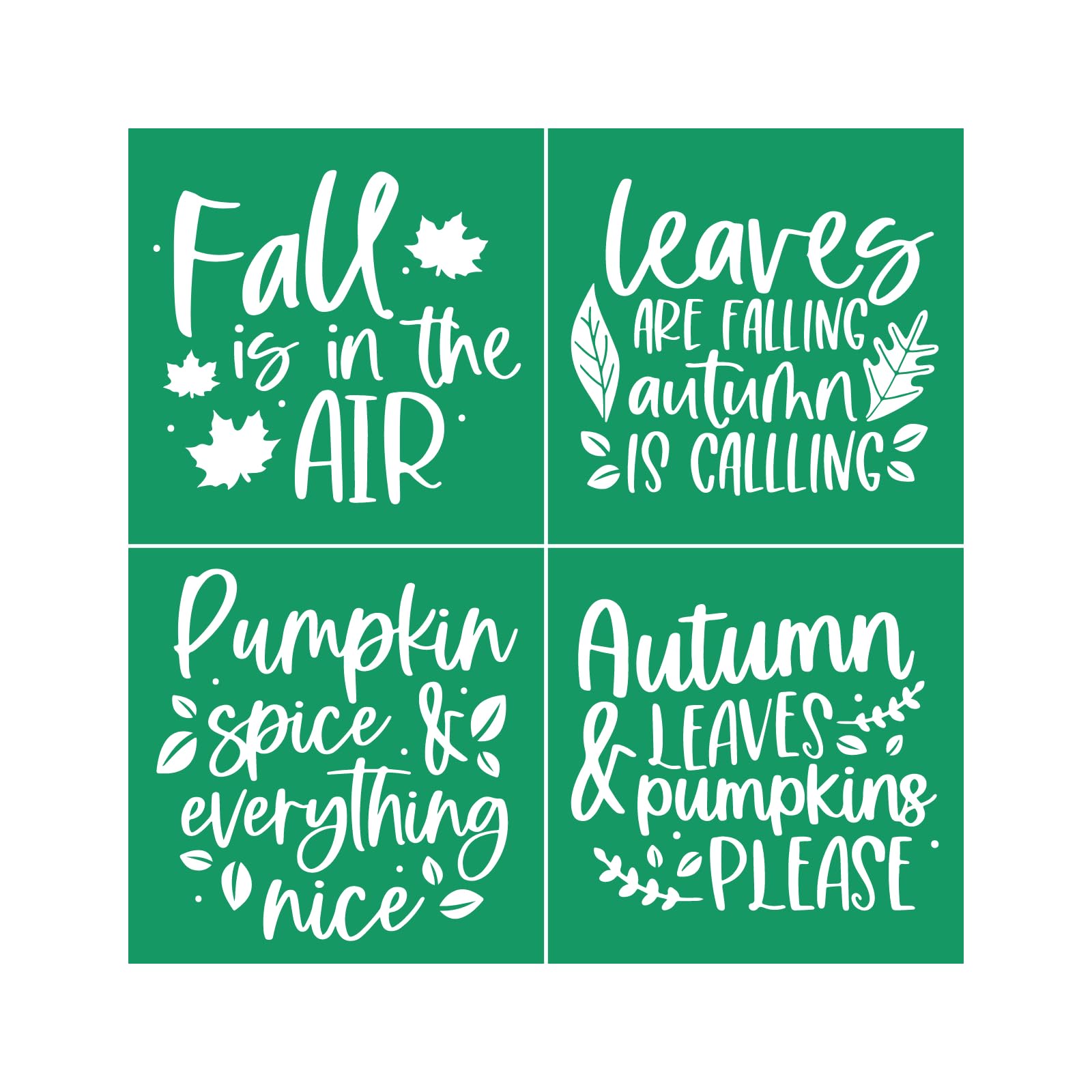 Reusable Self-Adhesive Chalk Mesh Stencils for Fall Decor - Autumn Silkscreen Transfers for Painting on Wood, Crafts & DIY Projects | Perfect for Farmhouse Chalk Paste Screenprinting, Seasonal Home Decor & DIY Gifts