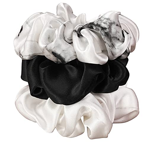 Black, Ivory, White Marble