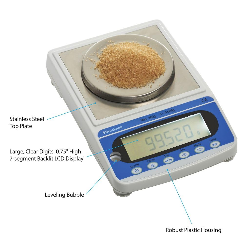 Salter Brecknell MBS-600 Digital Dietary Scale for Food Nutrition Tracking | Perfect for Kitchen, Baking & Weight Loss Programs