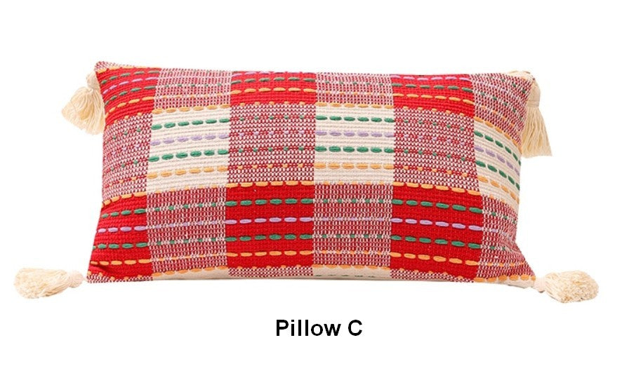 **Vibrant Modern Sofa Pillow Covers - Decorative Cushion Covers for Couch & Living Room - Soft & Stylish Home Decor for Cozy Spaces**