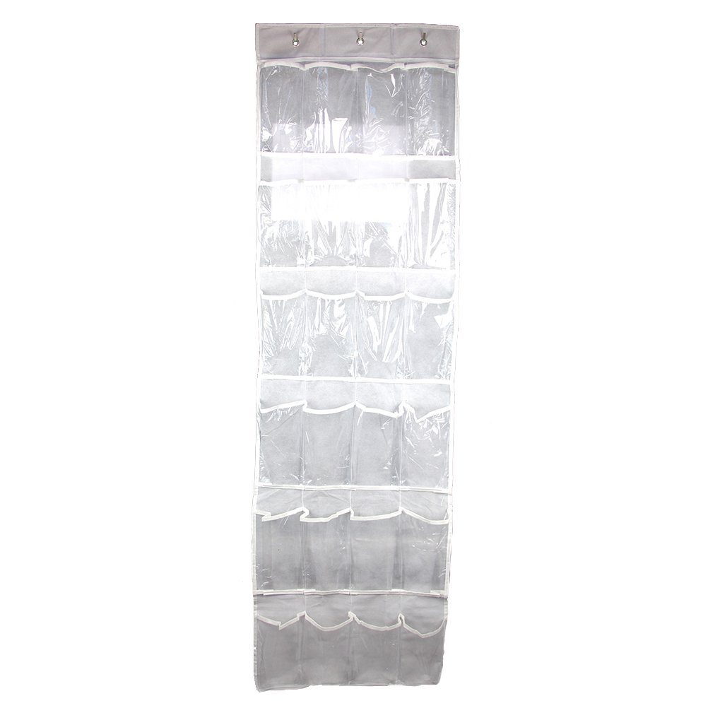 RayLineDo® 2X Over The Door Hanging Organizer - 24 Pockets for Kids Toys, Shoes, Jewelry & Slippers Storage | Space Saving Closet Organizer for Bedroom, Nursery & Dorm Room