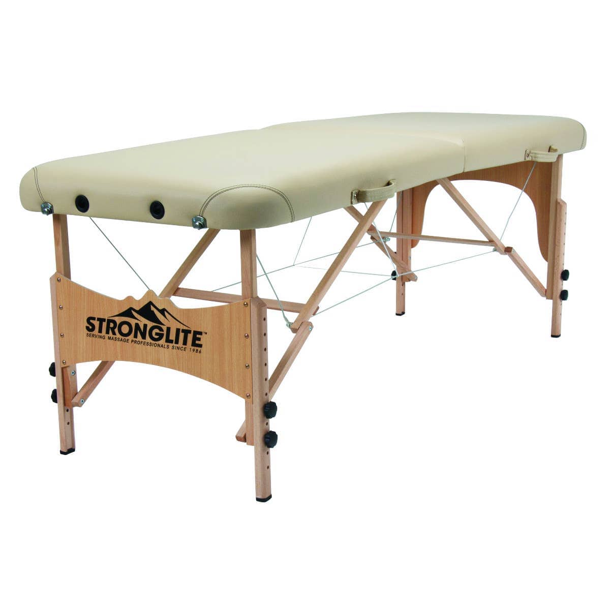 SHASTA Stronglite Portable Massage Table with Carrying Case - Professional Foldable Massage Bed for Home, Spa & Therapy - Lightweight & Durable for On-the-Go Therapists