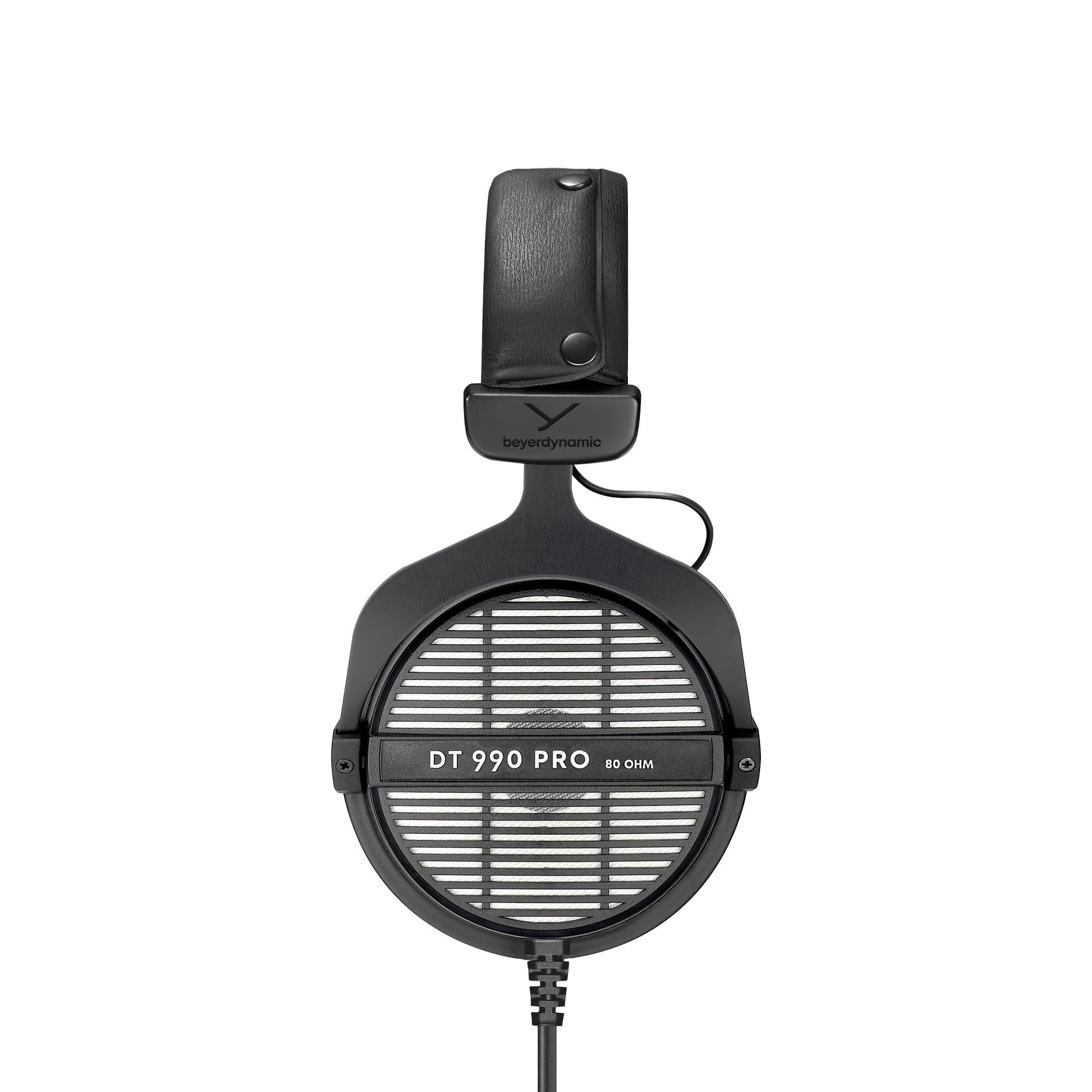 beyerdynamic DT 990 PRO 80 Ohm Studio Headphones - Open-Back Over-Ear Monitor Headset with Stereo Sound for Professional Recording, Mixing & Gaming (Grey) - Perfect for Music Producers, Audiophiles & Home Studios