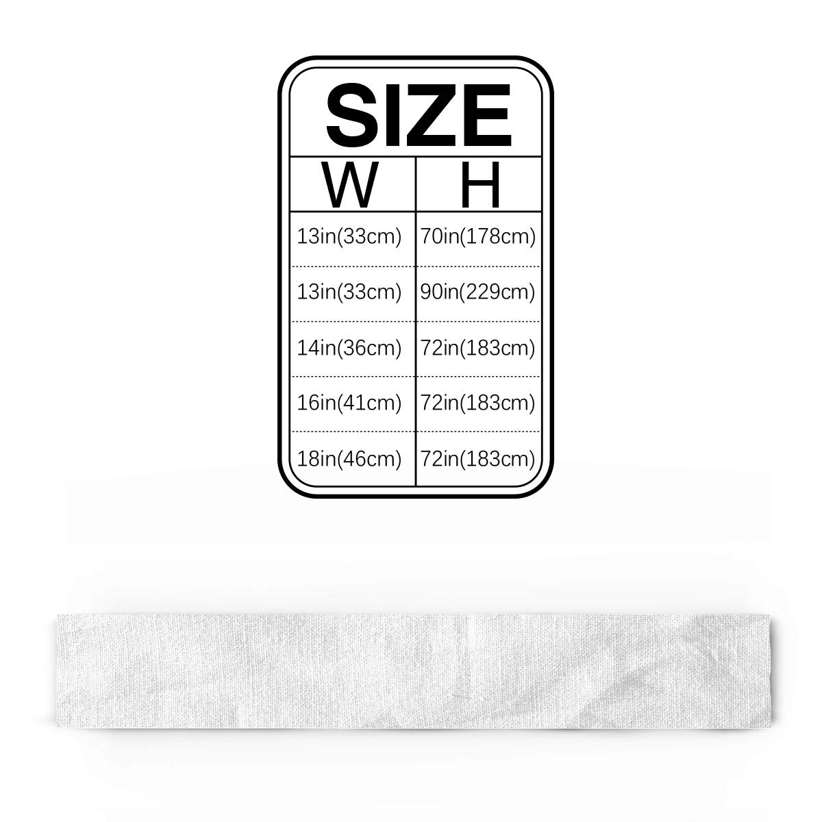 White Striped Cotton Linen Table Runner - Non-Slip Chevron Burlap Rectangle Kitchen Tablecloth (14x72 Inch) for Holiday Dinner Parties, Wedding Decor & Home Dining - Perfect for Farmhouse, Rustic and Boho Style Tablescapes