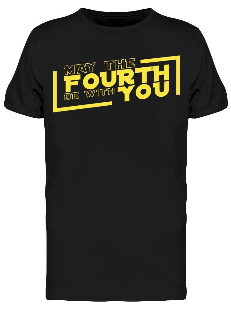 Star Wars May The Fourth Be With You Men's T-Shirt | Smartprints Graphic Tee for Fans, Cosplay & Everyday Wear